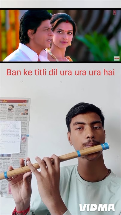 Titli | Flute tutorial+ Notes | #shahrukh #deepikapadukone # ...