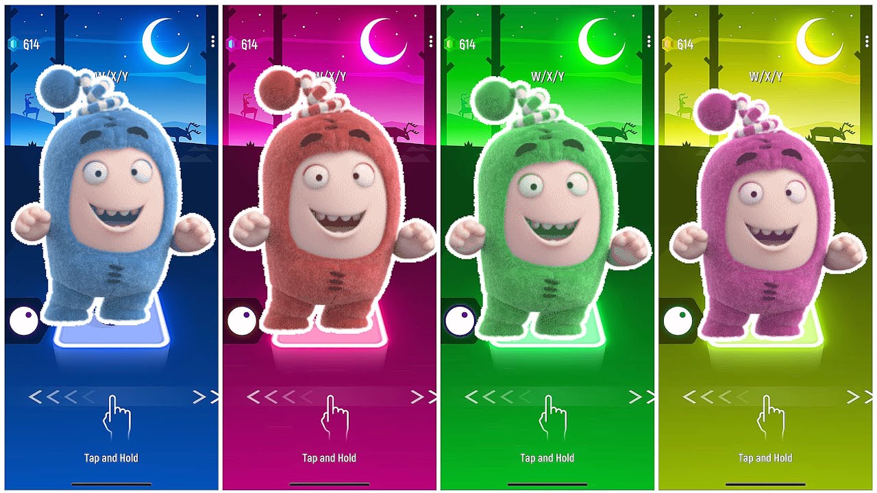 Oddbods Names Green