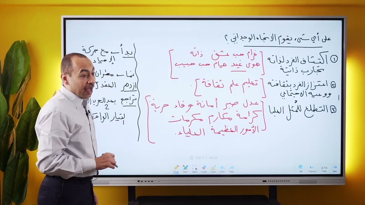 الصف الثالث الثانوي - الاتجاه الوجداني