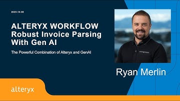 Alteryx + AI - Messy Invoice Processing for Accounts Payable