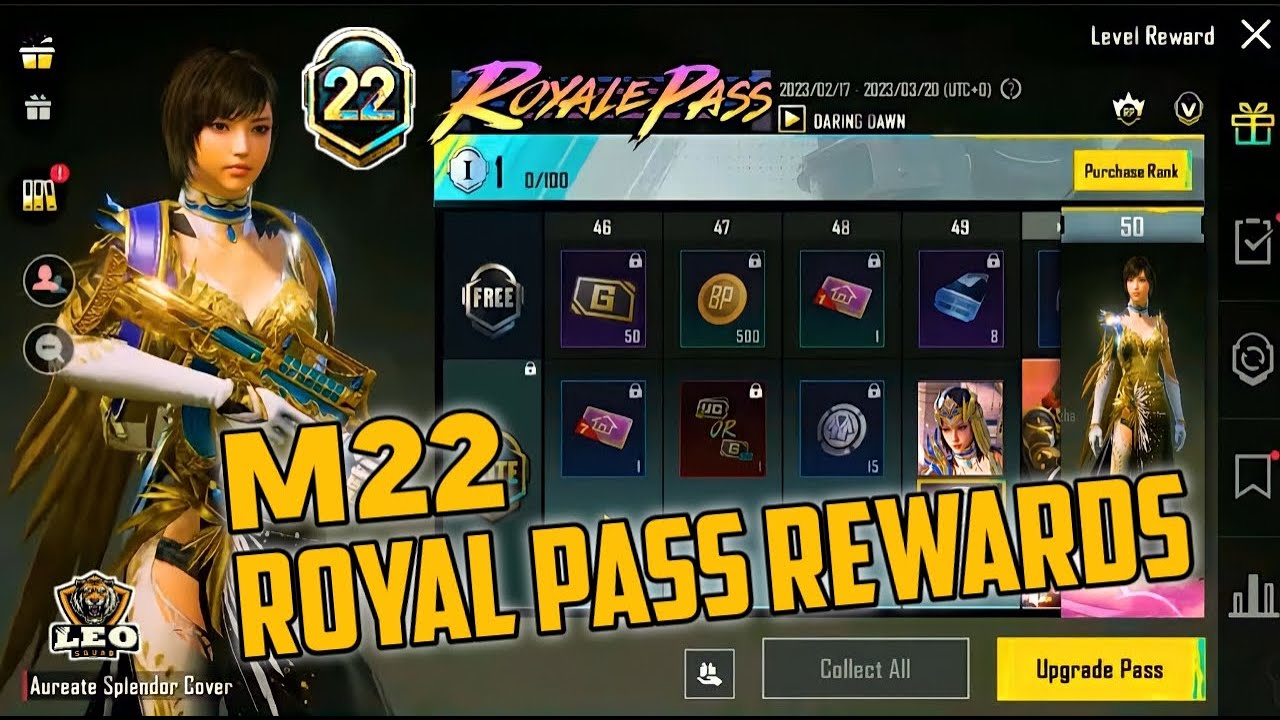 ROYAL PASS MONTH 22 LEAKS | 1 TO 50 RP LEAKS | RP M22 | 
