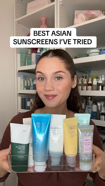 1.BEST ASIAN SUNSCREENS‼️#skincare #sunscreen #kbeauty #jbeauty #koreanskincare #spf #haruharu #anua