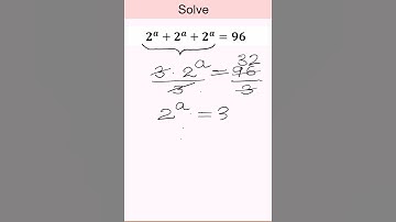 Solve Exponential Equation | Algebra #short #algebra #math