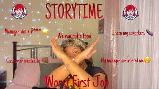 STORYTIME: THE WORST FIRST JOB EXPERIENCE🙄....(I quit)