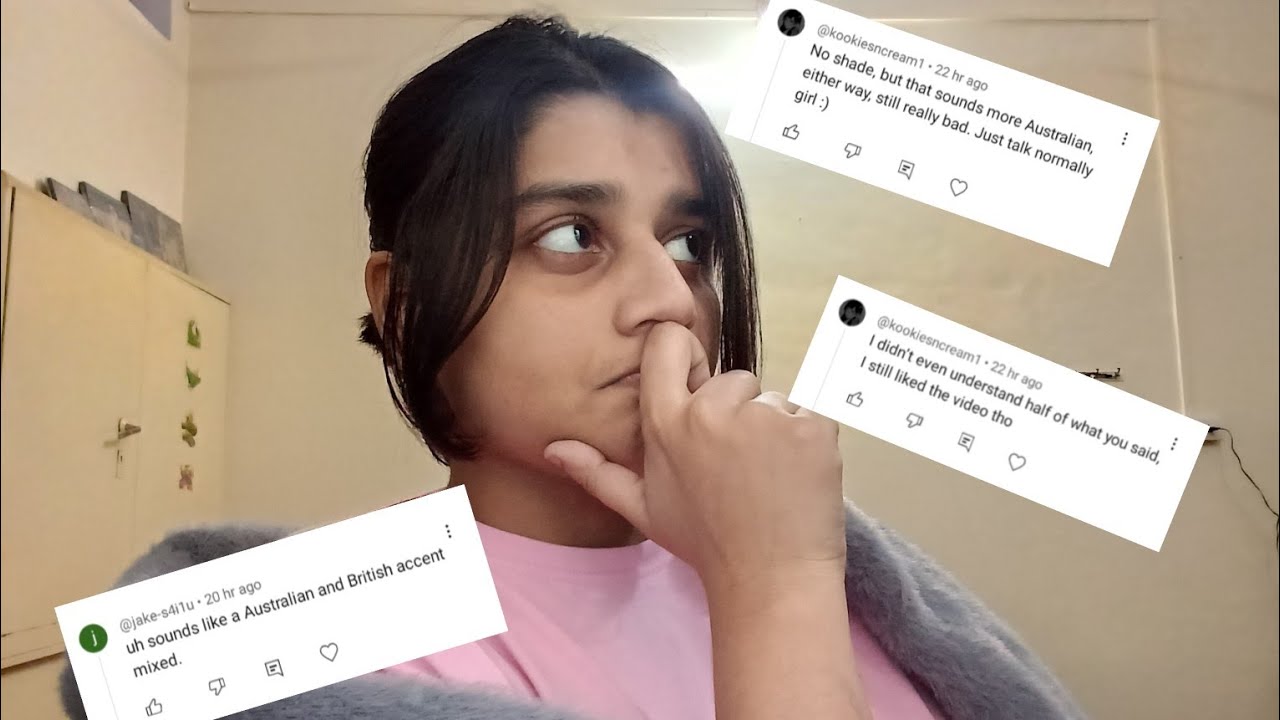 reacting to hate comments about my accent 
