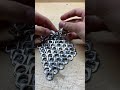 Day 14 of making pop tabs into chainmail armor  #armor  #craft