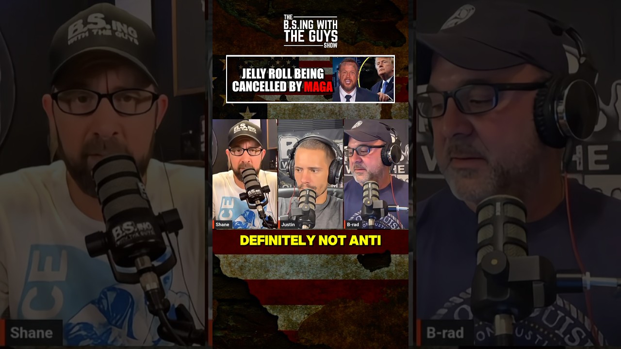 Jelly Roll being cancelled by some Trump supporters #news #comedy #trump #podcast