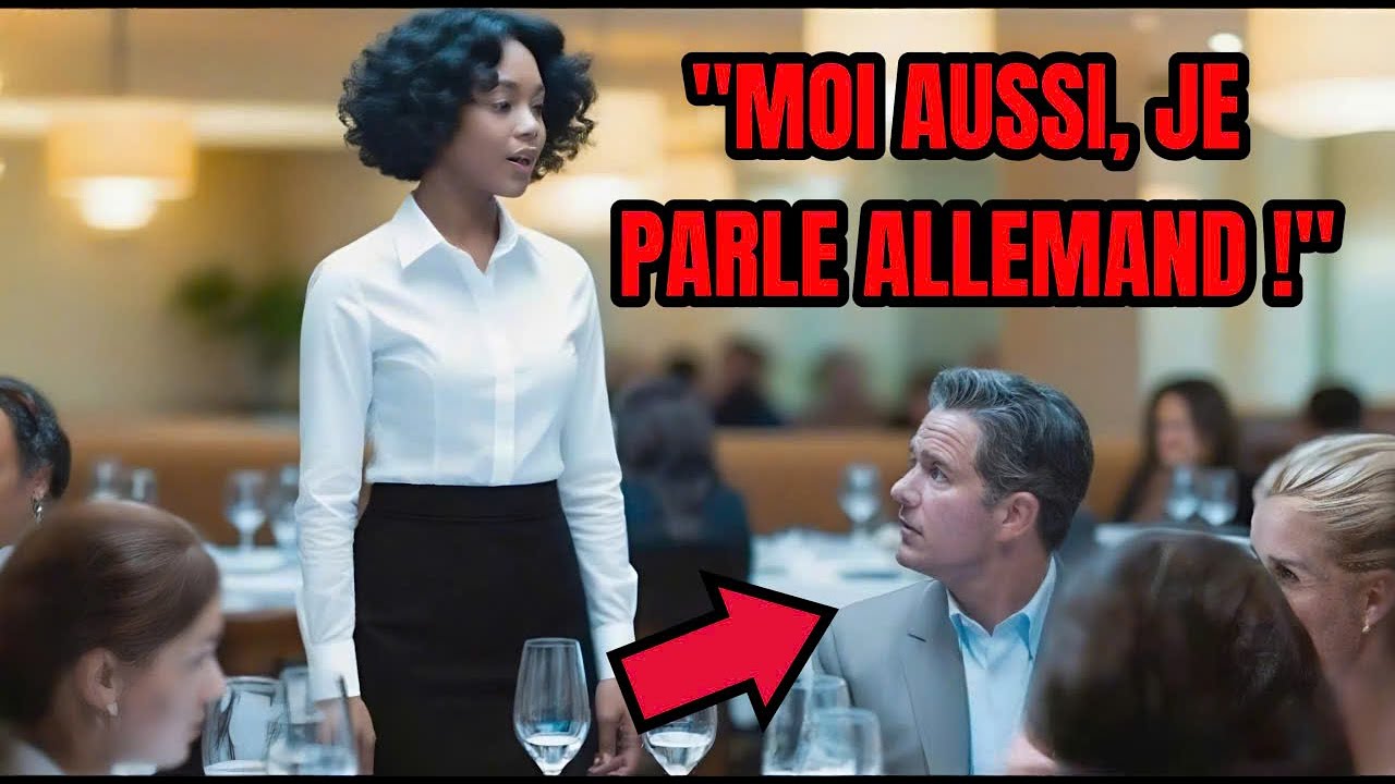 Un milliardaire se moque d’une serveuse noire en allemand… Il est choqué par sa réponse fluide