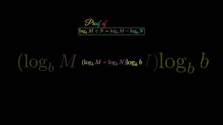 Proof of Logarithmic properties Part-2