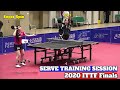 Miyu Kato, Mima Ito, Chen Meng Training In Zheng Zhou | 2020 ITTF Finals