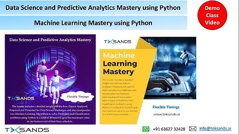Data Science & Predictive Analytics using Python and Machine Learning using Python - Demo Class