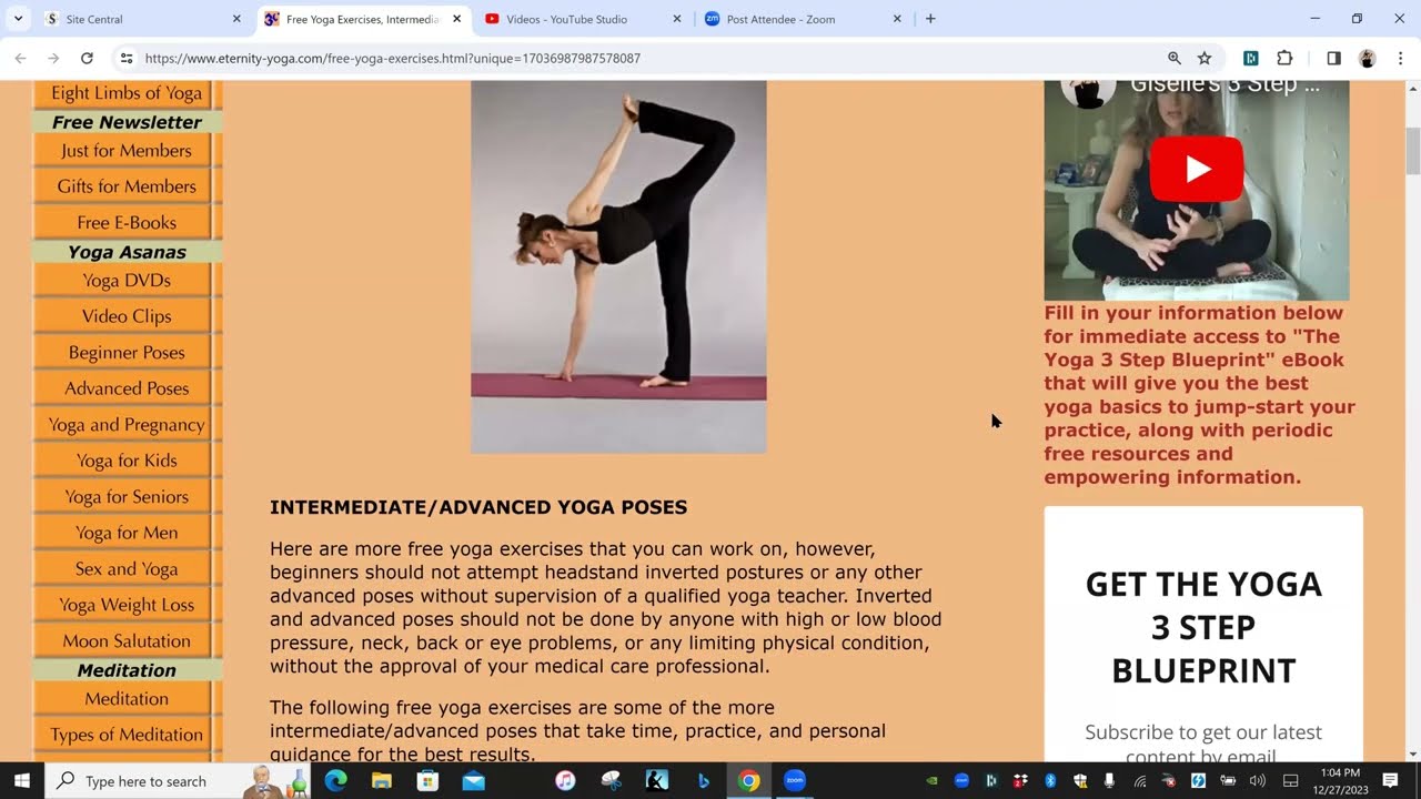 Yoga Lesson Stock Video Footage | Download 4K and HD Video Clips |  Filmsupply