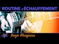 Routine dchauffement pour le banjo