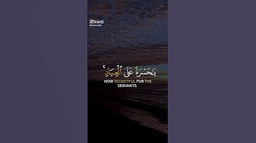 يا حسرة على العباد #قرآن_كريم #قرآن #تلاوة_هادئة