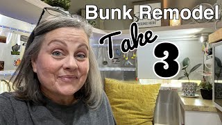 Airstream Mod // Flying Cloud Bunk Room Becomes a Functional Lounge/Study