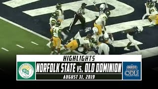 Norfolk State vs. Old Dominion Football Highlights (2019) | Stadium