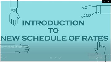 Introduction to schedule of rates | TAMIL | Sundar Ram | Lets learn engineers