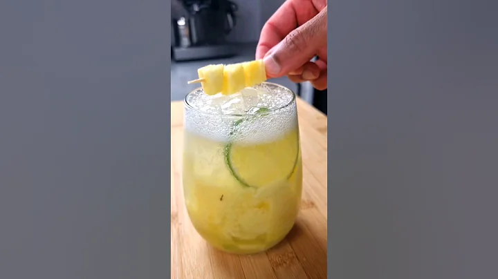 Pineapple Lime Mocktail | No Alcohol Mojito