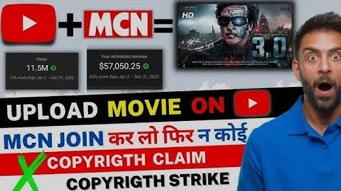 How To Join MCN Without Monetization | Upload Movie On Youtube Without Copyright Claim #uploadmovies