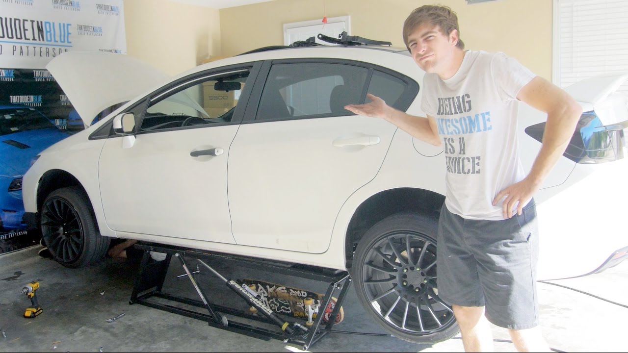 Are Quickjack Portable Car Lifts Worth It Changing An Exhaust On A Honda Civic