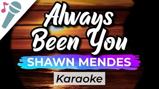 Shawn Mendes - Always Been You - Karaoke Instrumental (Acoustic)