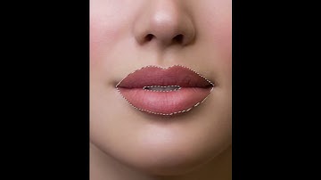 Easy Way to Add Lipstick💄 - Short Photoshop Tutoria