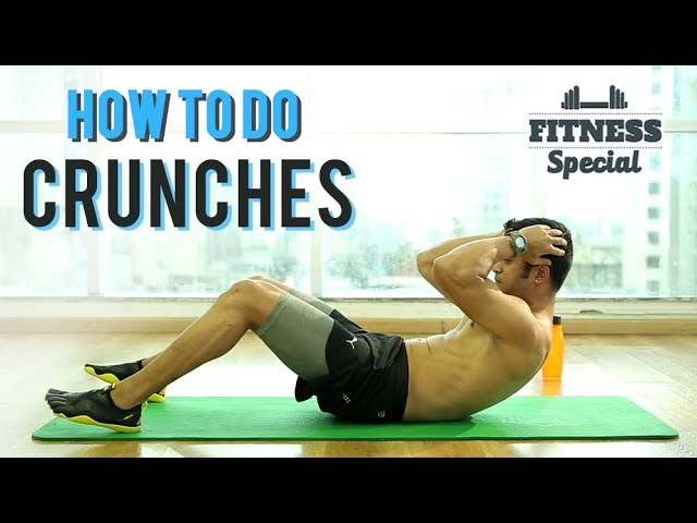 HOW TO DO CRUNCHES, Perfect Crunch FOR BEGINNERS, Best ABS Exercises, FITNESS SPECIAL