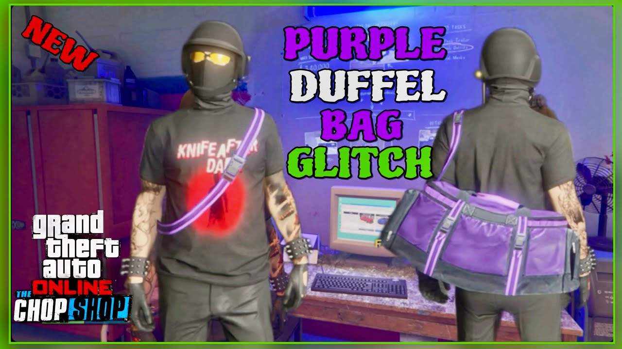 NEW HOW TO GET THE PURPLE DUFFEL BAG GLITCH IN GTA 5 ONLINE! (NO BEFE