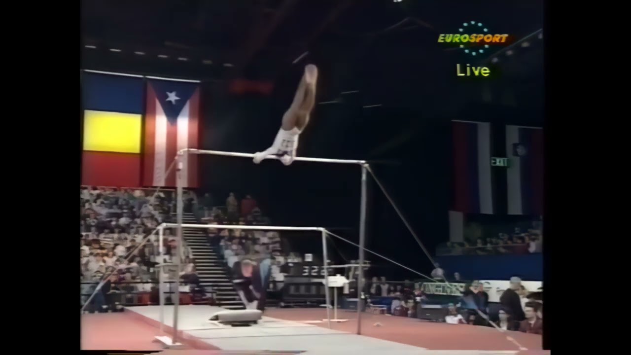 AA 1993 World Championships   Dominique Dawes USA UB