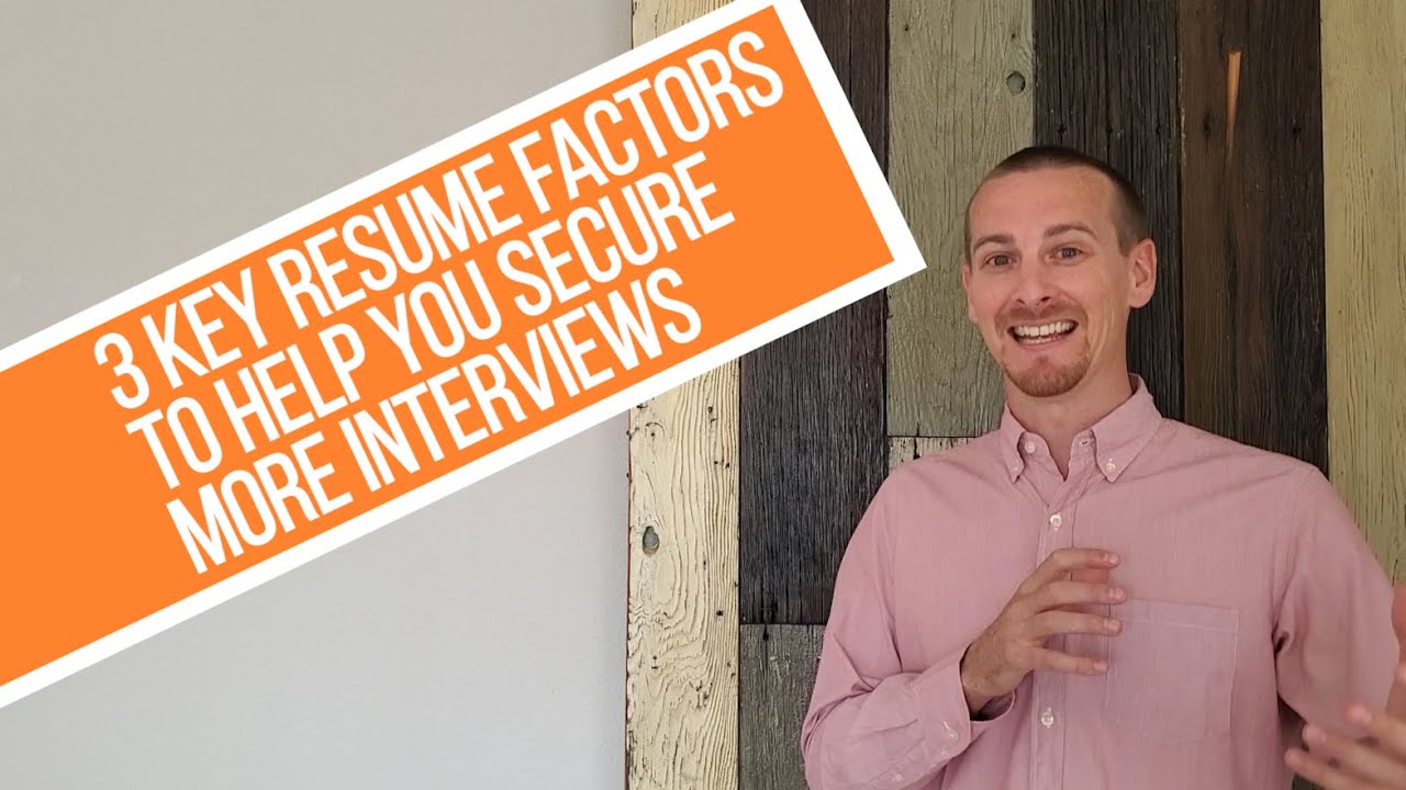 Resume Tips: 3 ways to get more Interviews - YouTube