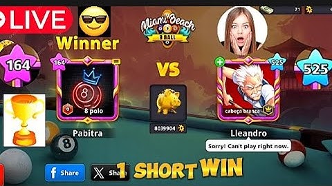 8 BALL POLL TRICKSHOT AND KISS SHORT PABITRA LIVE GAMeS