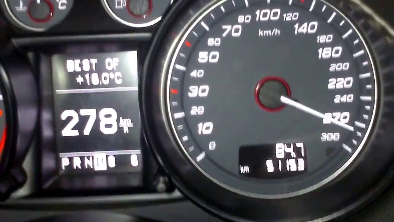 Audi top speed