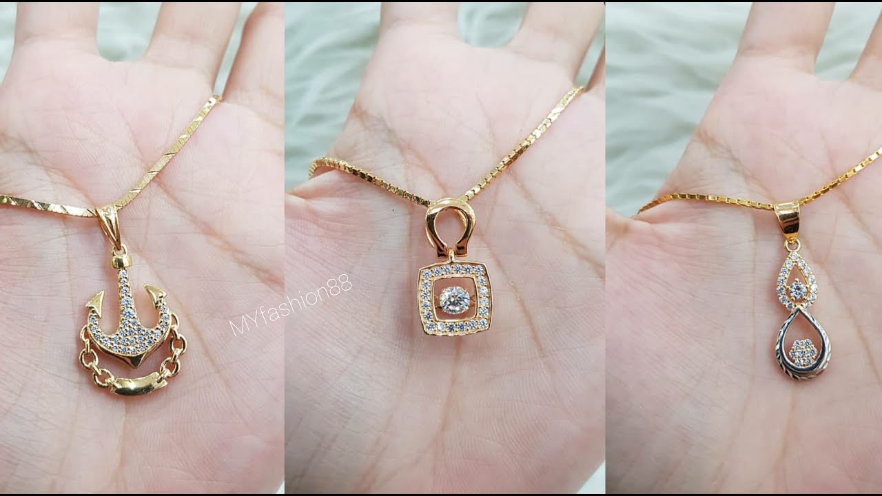 15 MODEL KALUNG EMAS DENGAN BERBAGAI MACAM LIONTIN CANTIK 