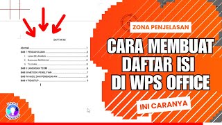 Cara Buat Daftar Isi WPS Office