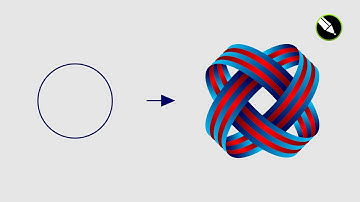 Create Beautiful 3D Complicated Ribbon with Tips and Tricks in CorelDraw | Fk Online Education