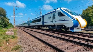 First Day Commercial Run 20643 MGR CHENNAI CENTRAL-COIMBATORE VANDE BHARAT EXPRESS | Indian Railways