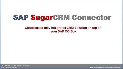 SAP SugarCRM Integration - How it can get you new business