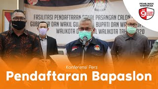 (Konferensi Pers) Perkembangan Tahapan Pendaftaran Bapaslon Pemilihan Serentak 2020 screenshot 5