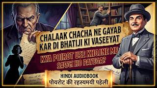 The Case of the Missing Will Agatha Christie Story in HIndi | hercule poirot story