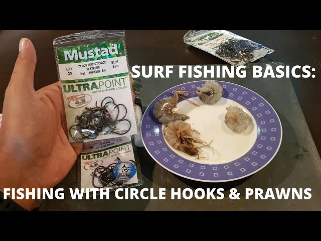 Fishing With Circle Hooks & Prawn