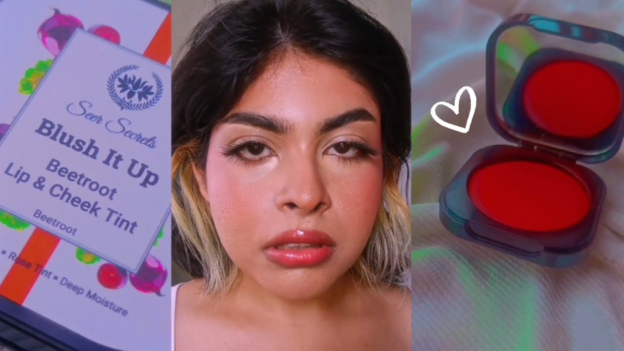 Found my new fav BLUSH formula?😍| SEER SECRETS BLUSH IT UP Beetroot cheek and lip tint Honest Review