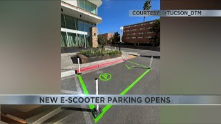 New e-scooter corral in Tucson boosts sidewalk safety