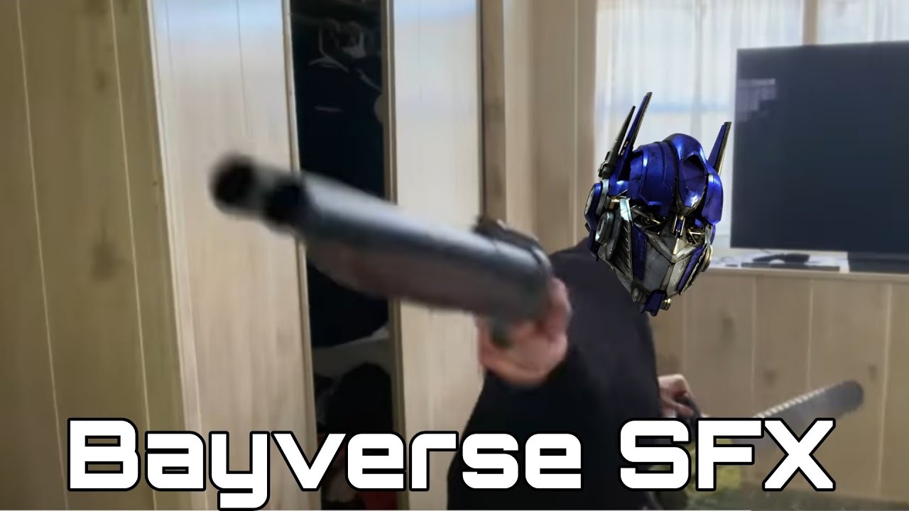 You're in a slasher movie but only with the Bayverse SFX