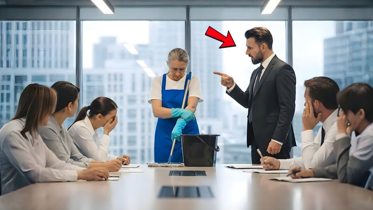 Hinamak ng Bilyonaryo ang Janitor… Ilang Oras Lang, Siya na ang May-ari ng Kumpanya