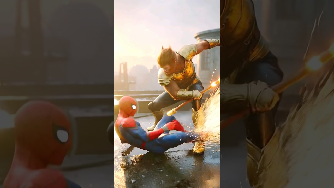 “Who Wins This 25-Second War? Spider-Man vs Monkey King 🔥🕸️”