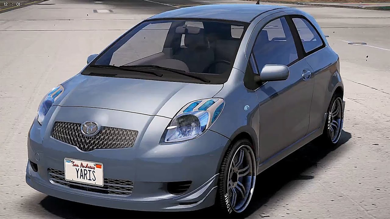 Toyota Yaris GTA 5 - YouTube