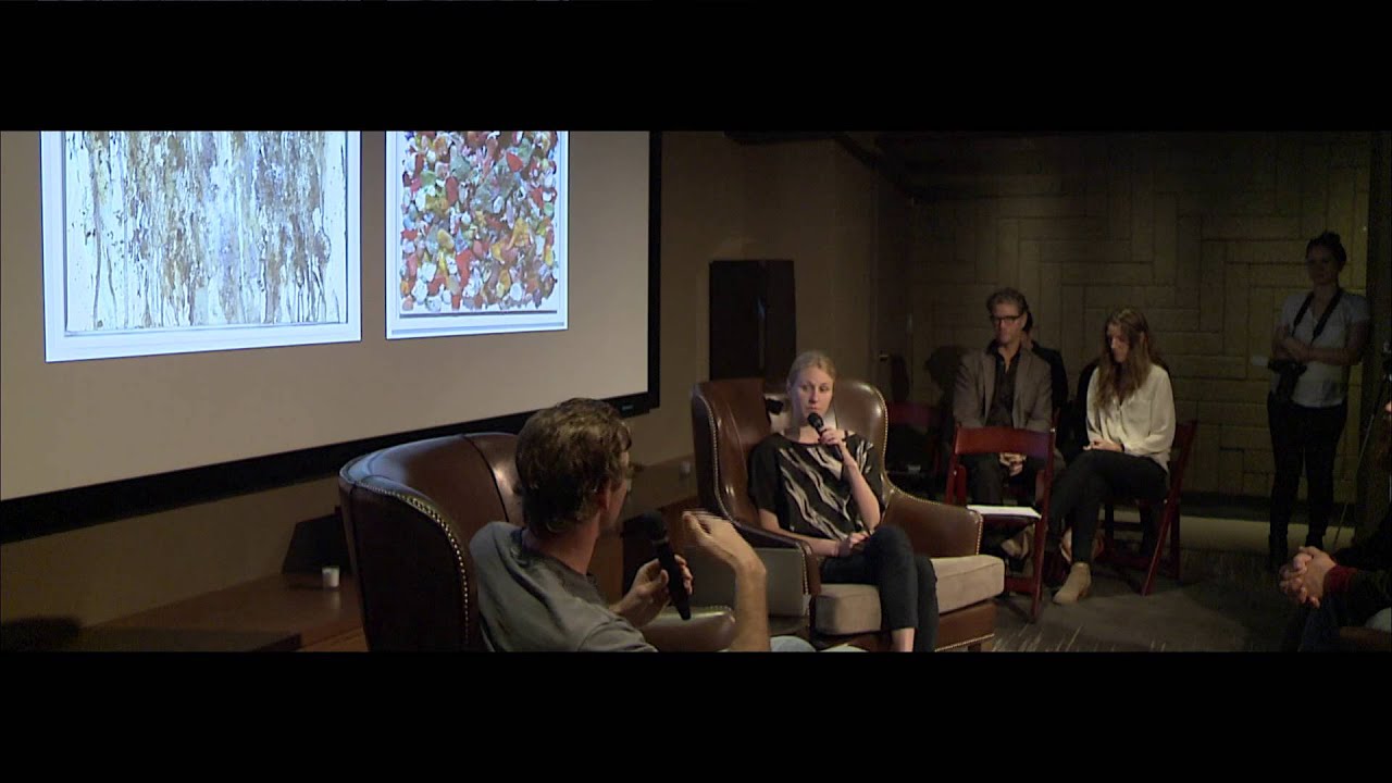 Artist Dan Colen and writer/curator Blair Hansen at Neuehouse