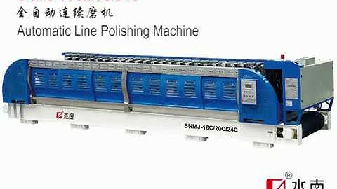 Automatic Line Stone Polishing Machine SNMJ 16C 20C 24C 1