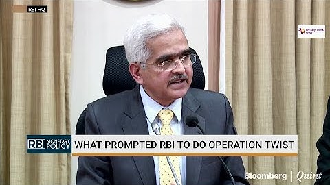 What Prompted RBI To Do Operation Twist? | RBI Monetary Policy