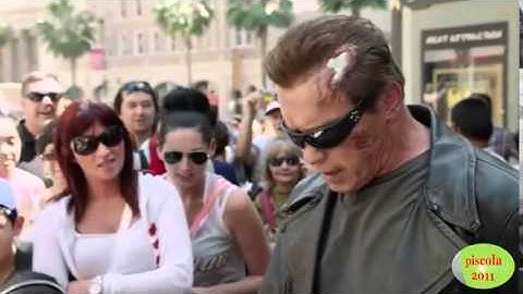 Arnold Pranks Fans as the Terminator...2015